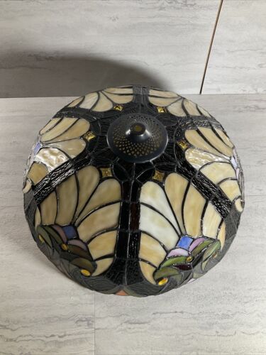 Tiffany Pendant Hanging Lamp | Hand-Made Stained Glass (6922779033783)